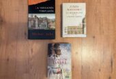 Lot 3 books historical novels and Templar mystery, royalty and religious conspiracies