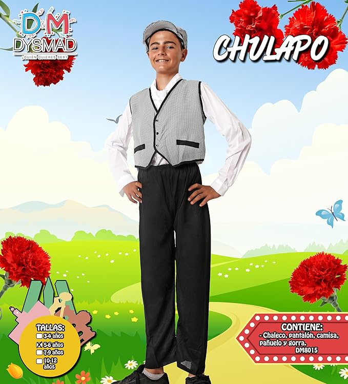 Disfraz de Chulapo Madrileño Infantil (3-4 años)