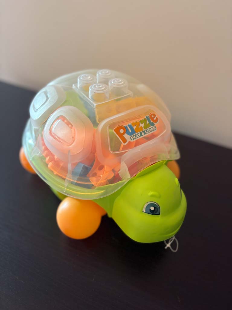 Tortuga educativa con bloques — Puzzle Play and Learn