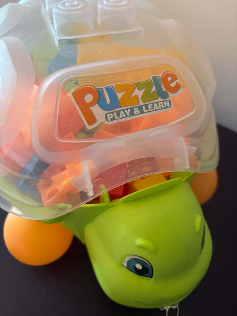 Tortuga educativa con bloques — Puzzle Play and Learn