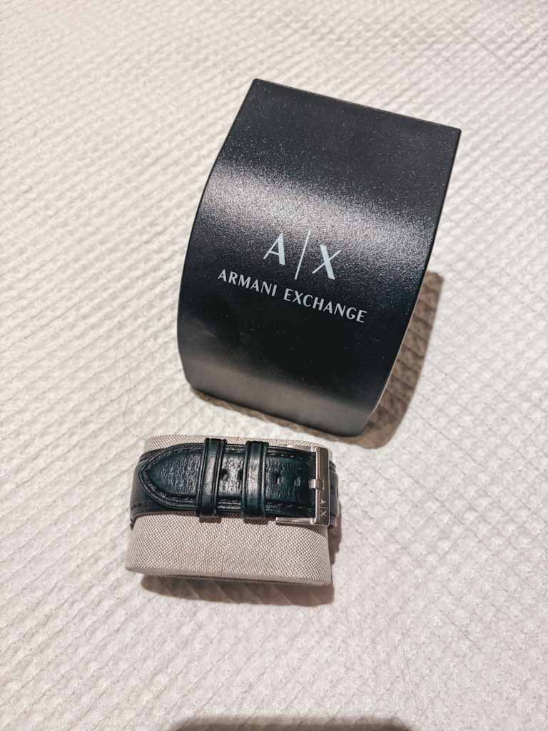 Reloj Armani Exchange AX2101 de Hombre con Correa de Cuero Negro