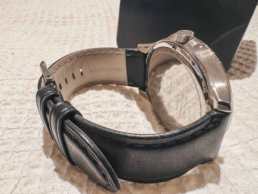 Reloj Armani Exchange AX2101 de Hombre con Correa de Cuero Negro