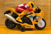 🏍️ Moto de Juguete Deportiva con Piloto Incluido – Modelo MT-800 (Luces, Sonido y Movimiento)