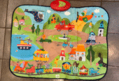 Alfombra musical interactiva para bebés — Plegable y con sonidos