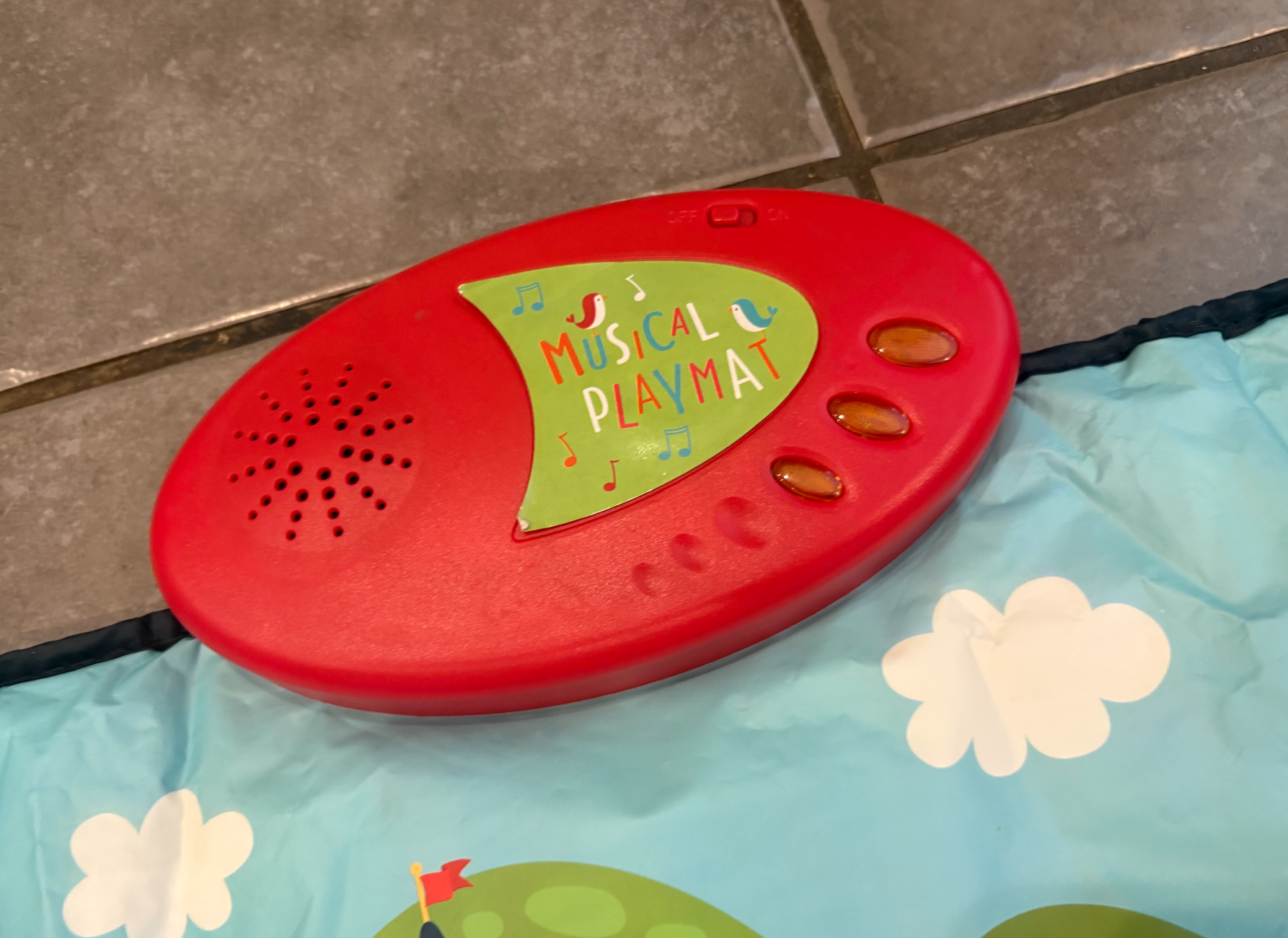 Alfombra musical interactiva para bebés — Plegable y con sonidos