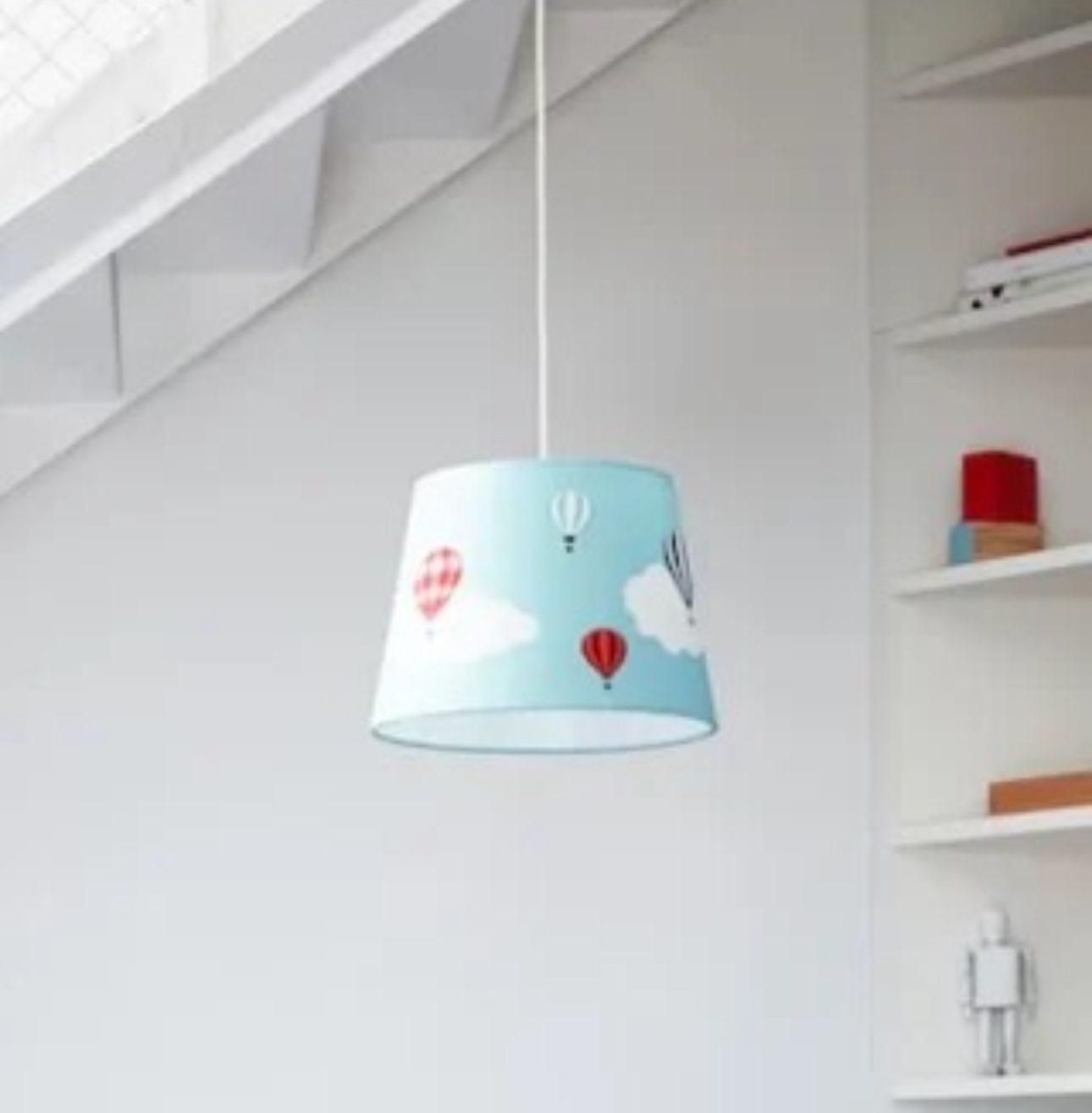 Pantalla de lámpara infantil IKEA JÄTTENDAL — Globo aerostático